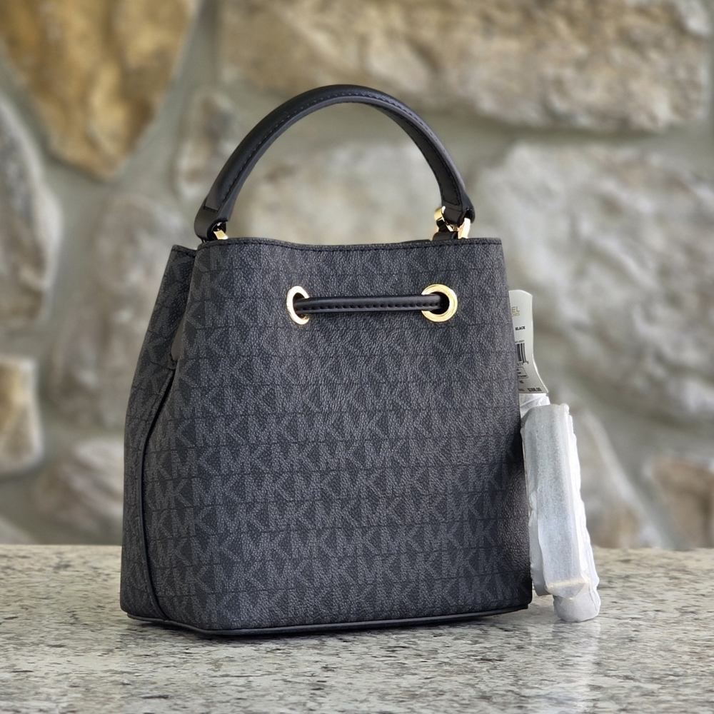 Michael Kors Suri Logo Small Black Crossbody - Picture 3 of 10